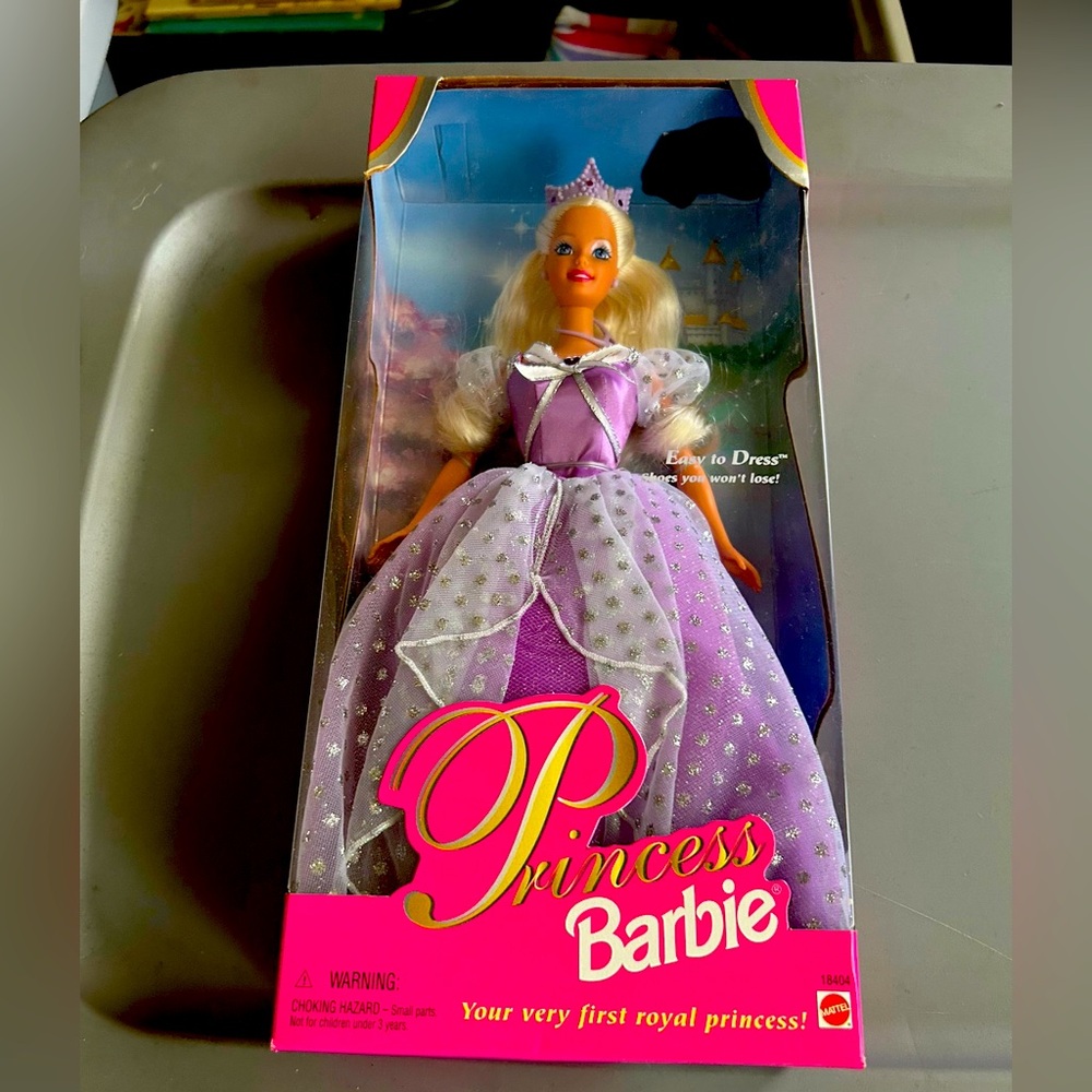 Barbie Princess Doll in Lavender Gown1 997